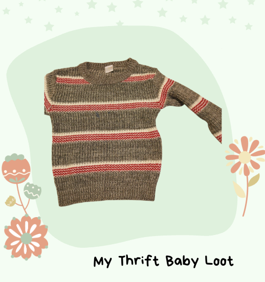 Preloved kids warm sweater (1-3 years)
